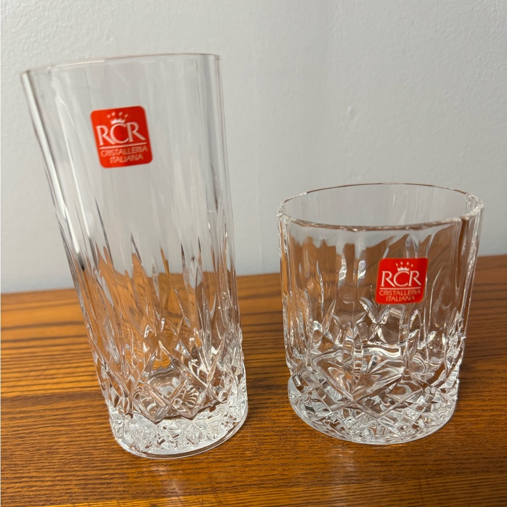 RCR Crystal Glasses ~ Set of 2